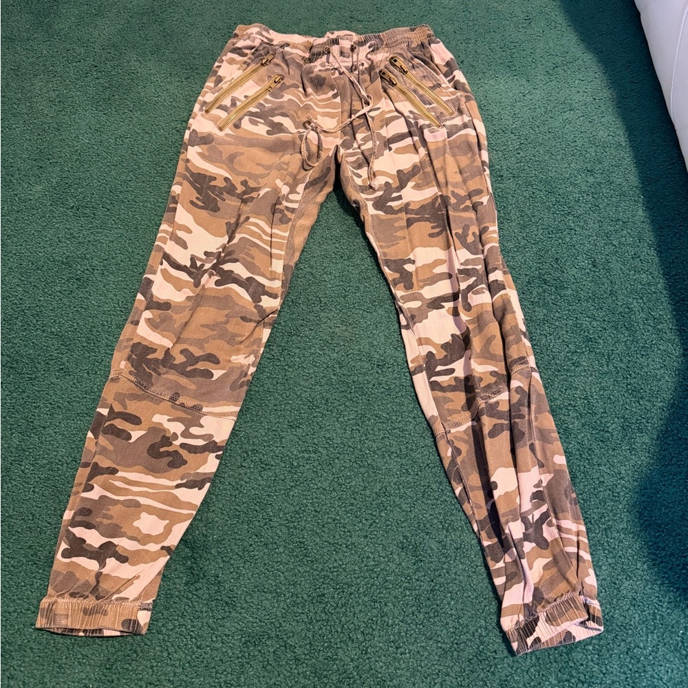 Camo jogger pants